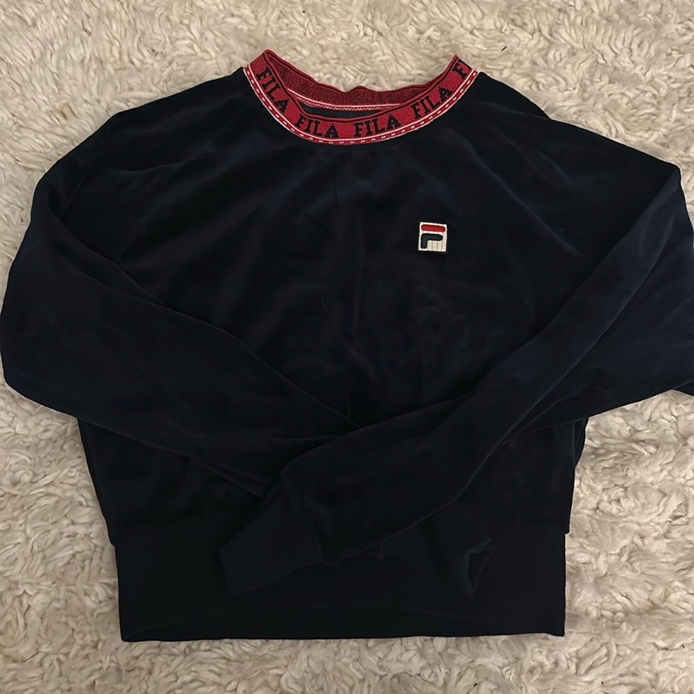 Fila velvet sweatshirt